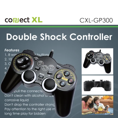 Connect XL Gamepad za PC sa vibracijom, 14 tipki/tastera, Double Shock - CXL-GP300