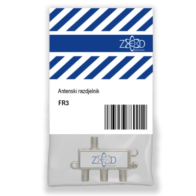 ZED electronic Antenski razdjelnik 1 ulaz - 3 izlaza, 5-2400MHz - FR3