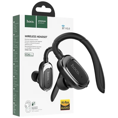 hoco. Slušalica bežična sa mikrofonom, Bluetooth, 50 mAh, 3 h - E26 Plus Encourage Black