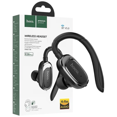 hoco. Slušalica bežična sa mikrofonom, Bluetooth, 50 mAh, 3 h - E26 Plus Encourage Black
