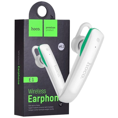 hoco. Slušalica bežična sa mikrofonom, Bluetooth, 50 mAh, 4 h - E1