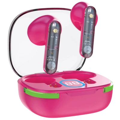 MeanIT Slušalica bežična, Bluetooth v5.3, crvena - TWS B80