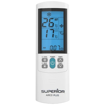 Superior Daljinski upravljač za klime, 2000 kodova, univerzalni - RC AirCo Plus