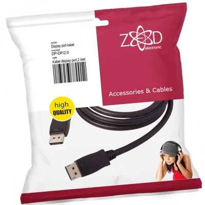 ZED electronic Kabl display port na display port, dužina 2.0 m - DP-DP/2.0