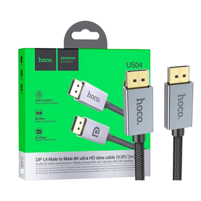 hoco. Kabl display port na display port, US04, 3 met - US04 3M