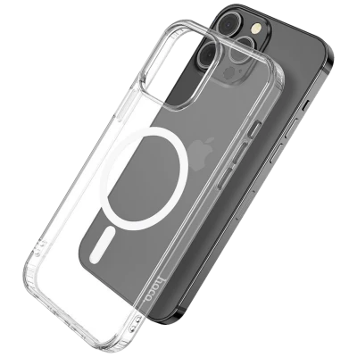 hoco. Maska za iPhone 14 Pro, magnetic, transparent - Phone case iP14 Pro