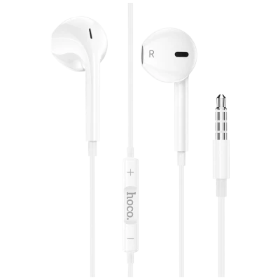 hoco. Slušalice sa mikrofonom, 3.5 mm, 1.2 met. - M80 Original series, 3.5mm, White