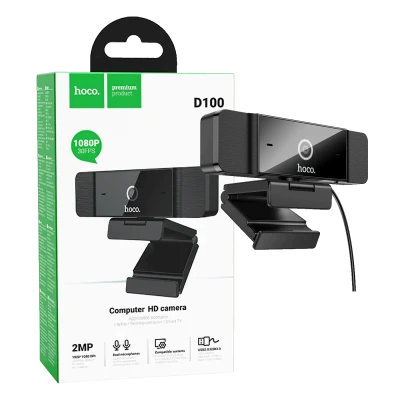 hoco. Web kamera sa mikrofonom, 1080p, USB - D100