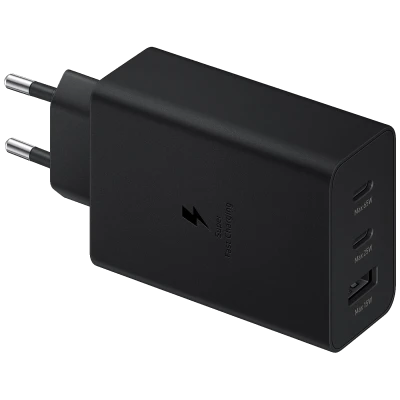 Samsung Adapter za punjenje Trio, USB-C, USB-A, 65W - EP-T6530NBEGEU