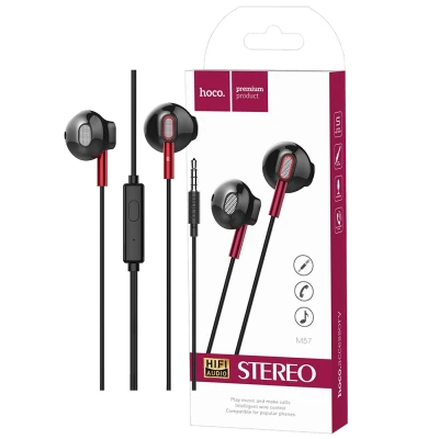 hoco. Slušalice sa mikrofonom, 3.5 mm,dužina kabela 1.2 met, crna - M57 Sky sound, Black