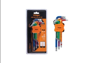 Torex set dugih kljuceva - 9 kom u boji