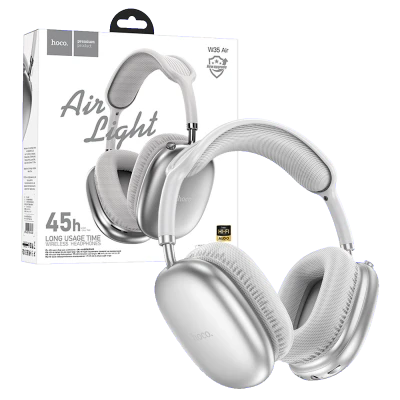 hoco. Slušalice bežične sa mikrofonom, Bluetooth, srebrena - W35 Air Triumph Silver