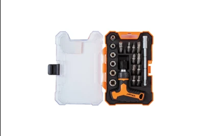 Nastavci i gedore sa T odvijacem - set 18 kom