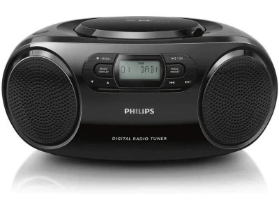 Philips radio AZB500DAB +; FM; Dynamic Bass Boost3.5-mm Audio-In;