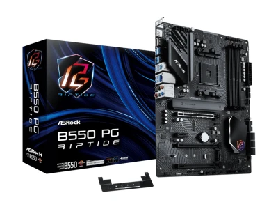 ASROCK MB B550 PG RIPTIDEAMD B550, AM4, 4xDDR4, 2xM.26xSATA3, HDMI, RAID