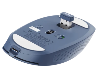 Trust OZAA compact wirelessmiš, 800-3200 dpi, optički,3 načina konekcije, punjiva baterija