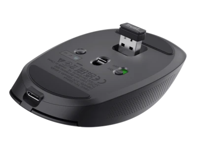 Trust OZAA compact wirelessmiš, 800-3200 dpi, optički,3 načina konekcije, punjiva baterija