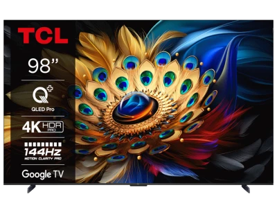 TCL 98"C655 4K QLED TVGoogle TV; QLED pro; 144HZMotion clarity pro; HDMI 2.1; 2.1 ONKYO