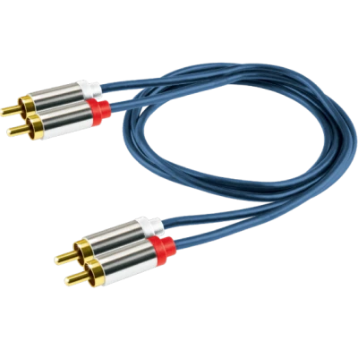home RCA stereo kabl,2xRCA muški, 2xRCA muški,premium kv., 1.0m - A 3-1M