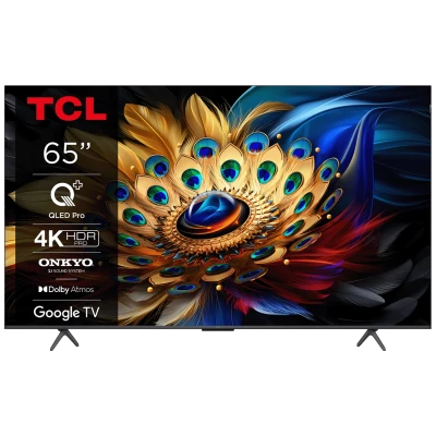 TCL Televizor Smart QLED 4K UltraHD 65", Google TV - 65C655