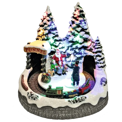 home Dekorativna LED rasvjeta, Djed Mraz, fotograf, djeca - DRM 8