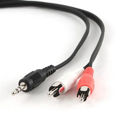 Audio kabl GEMBIRD CCA-458-10M, 3,5mm stereo to 2 phono, 10m