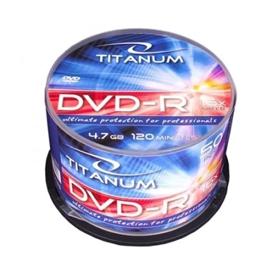 DVD-R TITANUM 4,7 GB X16, CAKE BOX 50 kom, 1279