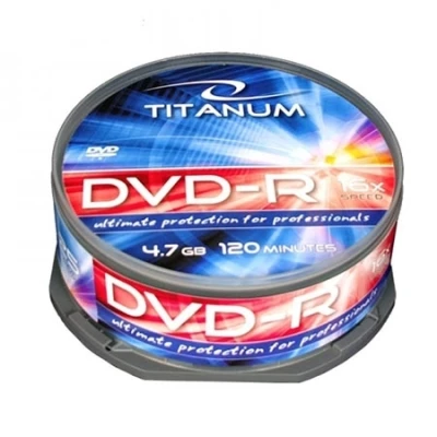 DVD-R TITANUM 4,7 GB X16, CAKE BOX 25 kom, 1280