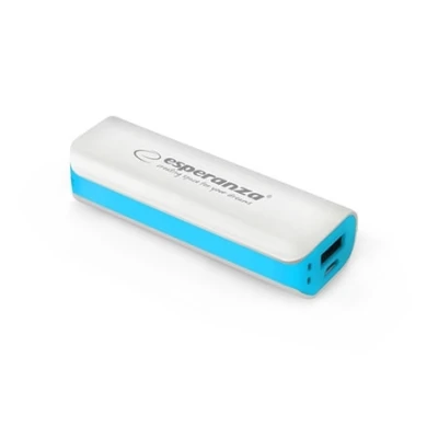 PowerBank ESPERANZA JOULE, 2200mAh, BLUE/WHITE, EMP103WB