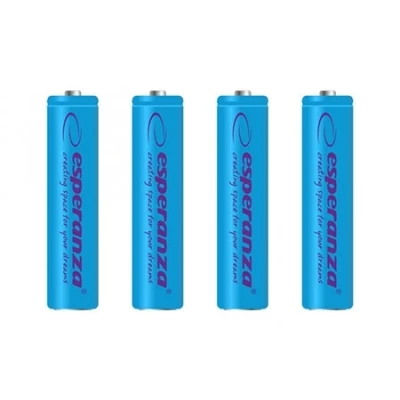Punjive baterije ESPERANZA RECHARGEABLE Ni-MH AAA 1000MAH 4kom. blue, EZA102B