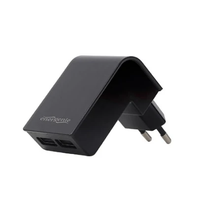 USB punjač GEMBIRD, 2 porta 2,1A, black, EG-U2C2A-02