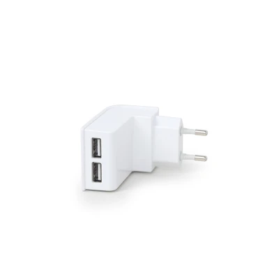 USB punjač GEMBIRD, 2 porta 2,1A, white, EG-U2C2A-02-W