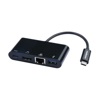 MEDIACOM M-DOCKTPC MD TYPEC-HDMI/USB-A/RJ45/PD ADAPTER