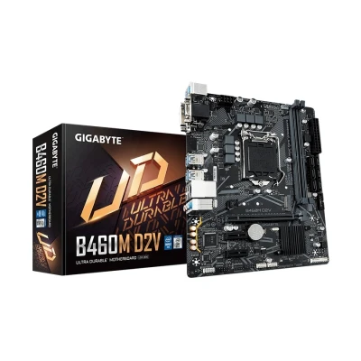 GIGABYTE MB B460M D2V Intel B460;LGA1200;2xDDR4 VGA,DVI;RAID;micro ATX