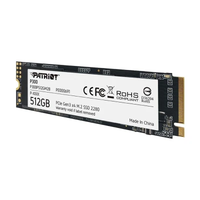 PATRIOT SSD M.2 NVMe P300 2280 PCIe 512GB Low-Power Consumption SSD P300P512GM28