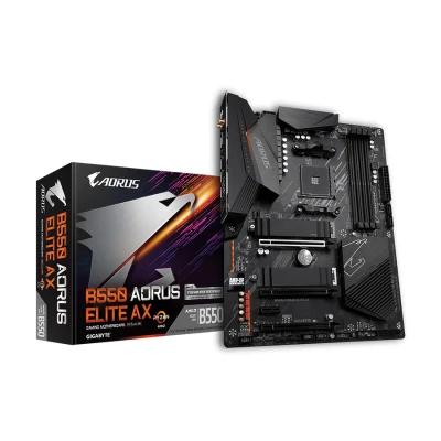 GIGBYTE MB B550 AORUS ELITE AX 1.0 AMD B550, AM4, 4xDDR4, DP, HDMI, RAID, ATX