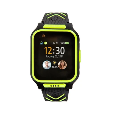 Myki dječiji pametni sat 4 Black/Green, GPS, SIM, LOCATION, CALLS, CHAT, SOS