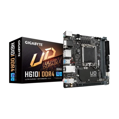GIGABYTE MB H610I DDR4 1.0 Intel H610;LGA 1700;4xDDR4 VGA,HDMI,2xDP;mini ITX