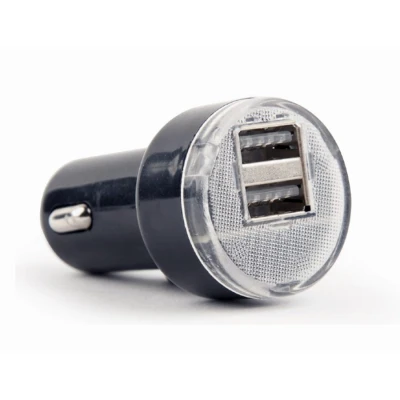 USB punjač za auto GEMBIRD, 2 porta 2,1A, black, EG-U2C2A-CAR-02