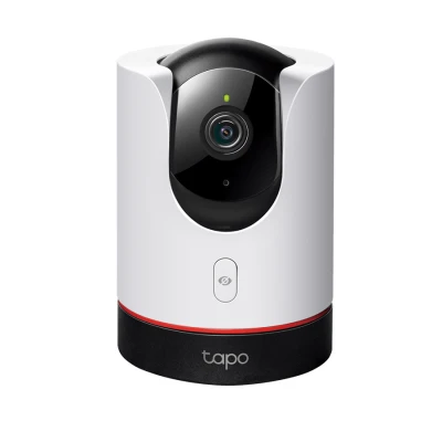 TP-Link Tapo- C225 Pan/Tilt AI Home Security Wi-Fi Camera, 2K QHD (2560x1440), 2.4 GHz, Horizontal 360 ,Pan/Tilt, Smart AI Detection and Notifications