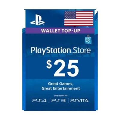 Playstation Network - United States 25$