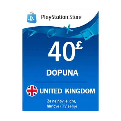 Playstation Network - United Kingdom 40L