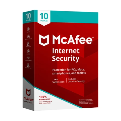 McAfee Internet Security 10 Devices 1 Year