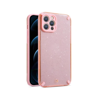 ZADNJA MASKA ARMOR GLITTER CASE ZA IPHONE 12 PRO MAX ROZE