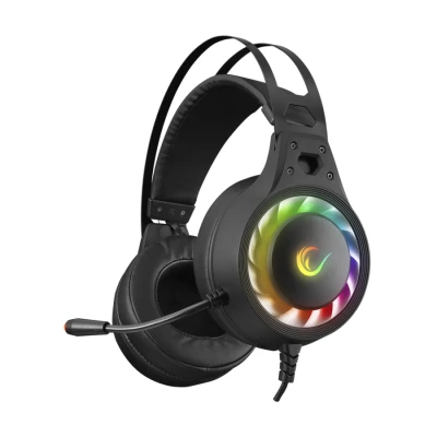 Slušalice sa mikrofonom gaming RAMPAGE G8 LOOPY, PC/PS4/PS5, USB, 7.1, RGB LED, fleksibilni mikrofon