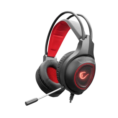 Slušalice sa mikrofonom gaming RAMPAGE RM-K23 MISSION red, PC/PS4/XBOX