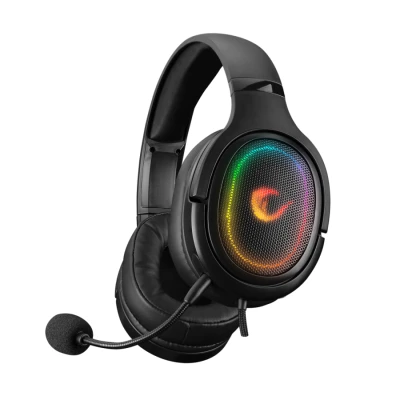 Slušalice sa mikrofonom gaming RAMPAGE RX6 X-HORSE black PC/PS4, USB, RGB LED, 7.1, odvojiv mikrofon