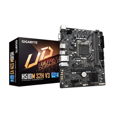 GIGABYTE MB H510M S2H V3 LGA1200, 2xDDR4, M.2, 4xSATA VGA, DP, HDMI, mATX