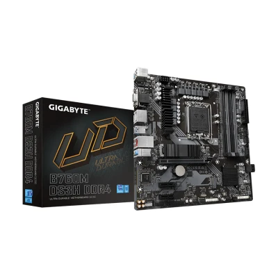 MB GIGABYTE B760M DS3H DDR4 LGA1700, 4xDDR4, 2xM.2, 4xSATA 6xUSB, VGA, HDMI, 2xDP