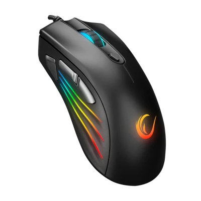 Miš gaming RAMPAGE SMX-R33 LIMBO black, macro,6400dpi, RGB LED